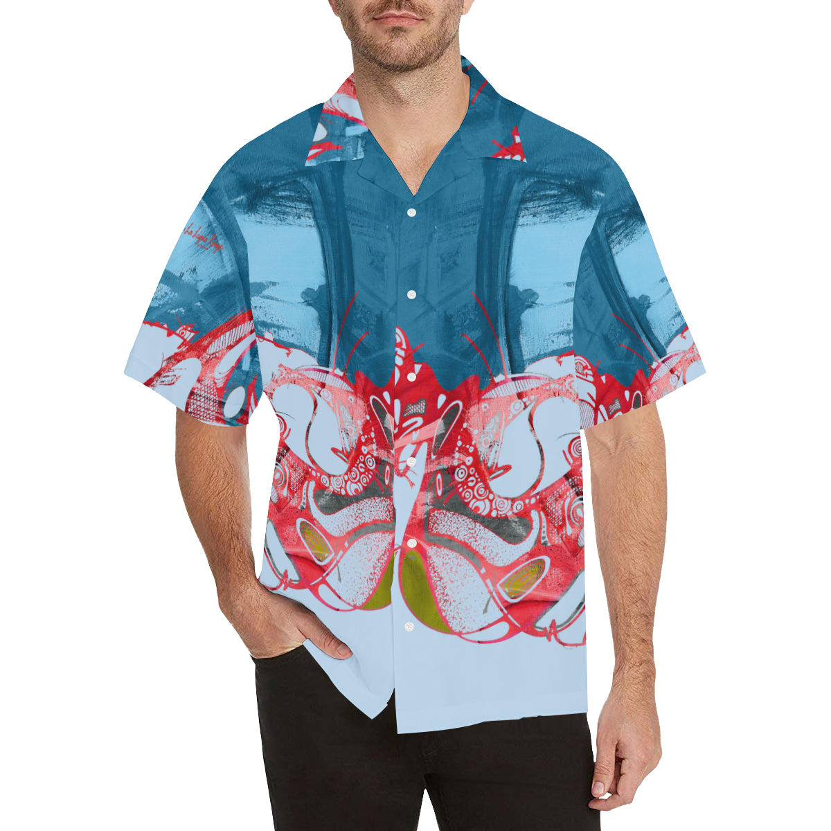 Chemise hawaïenne « Sursoiblustel »