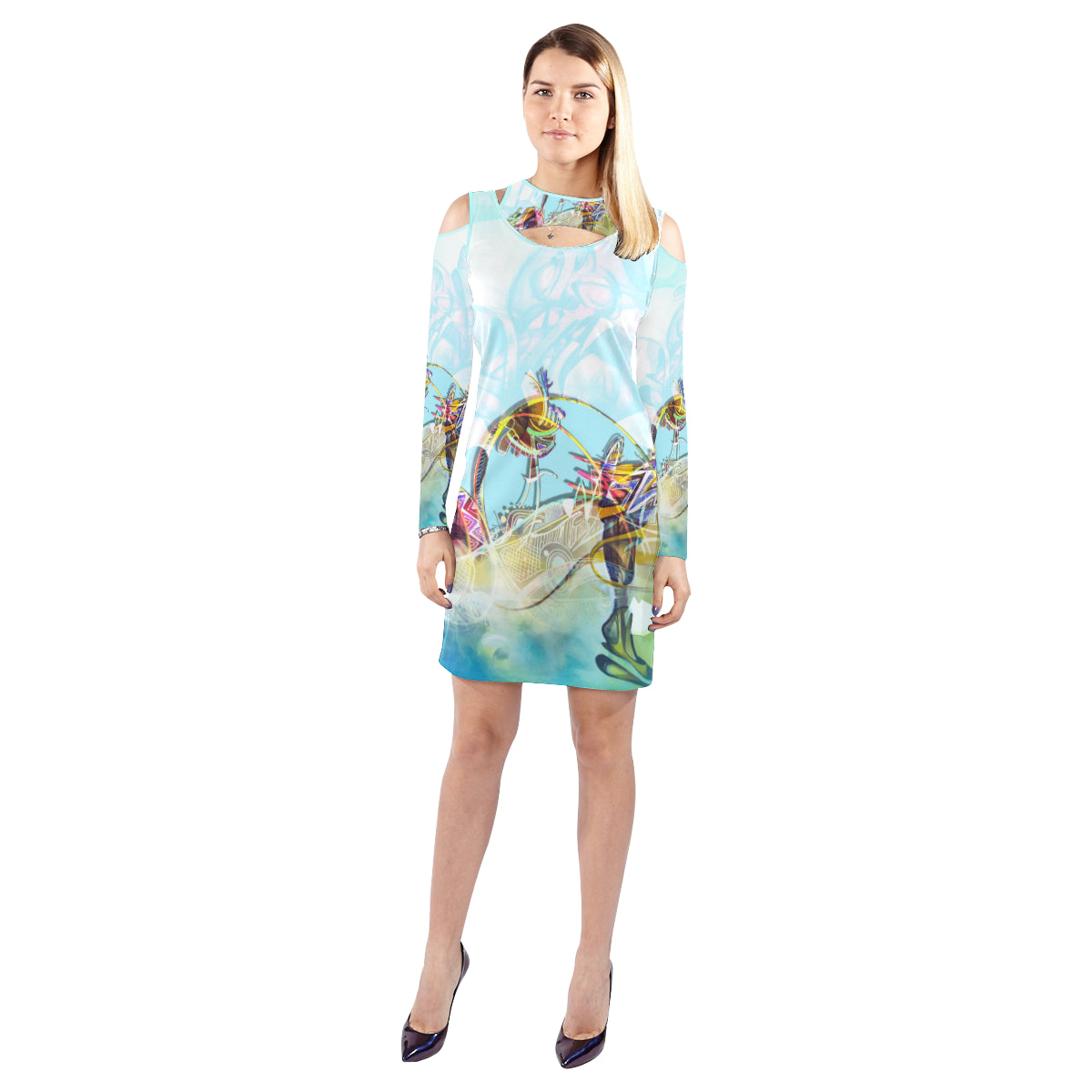 Robe à épaules dénudées « Doublé »