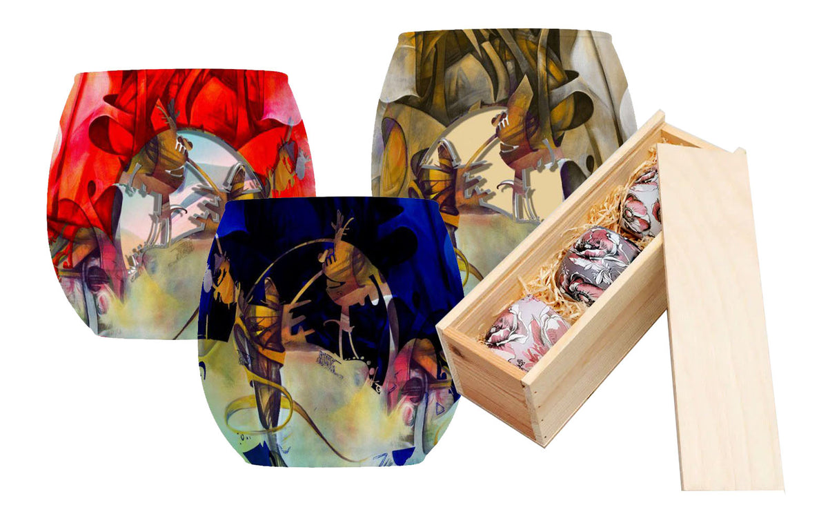 Lot de 3 bougies « Dousika » — vue 1
