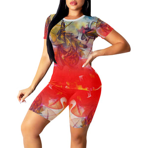 Ensemble short de yoga « Douwouj »