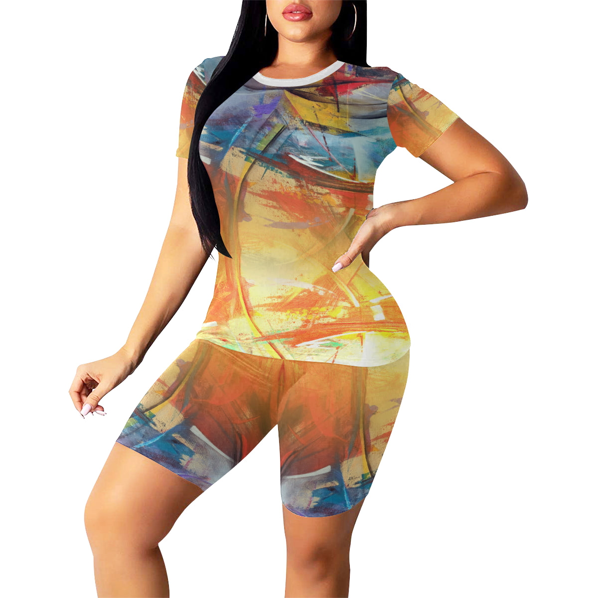 Ensemble short de yoga « Laboukan »