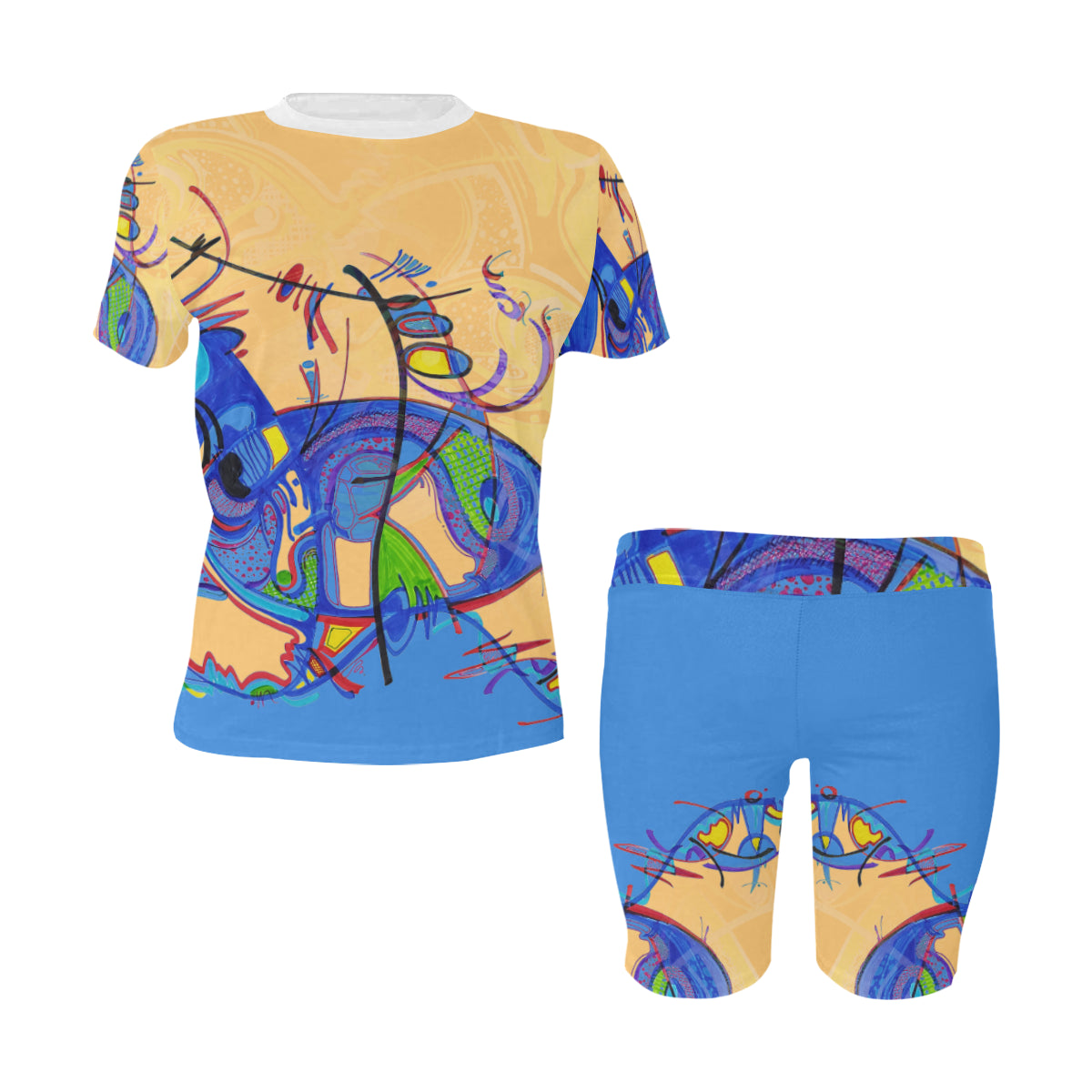 Ensemble short de yoga « Lyannaj »
