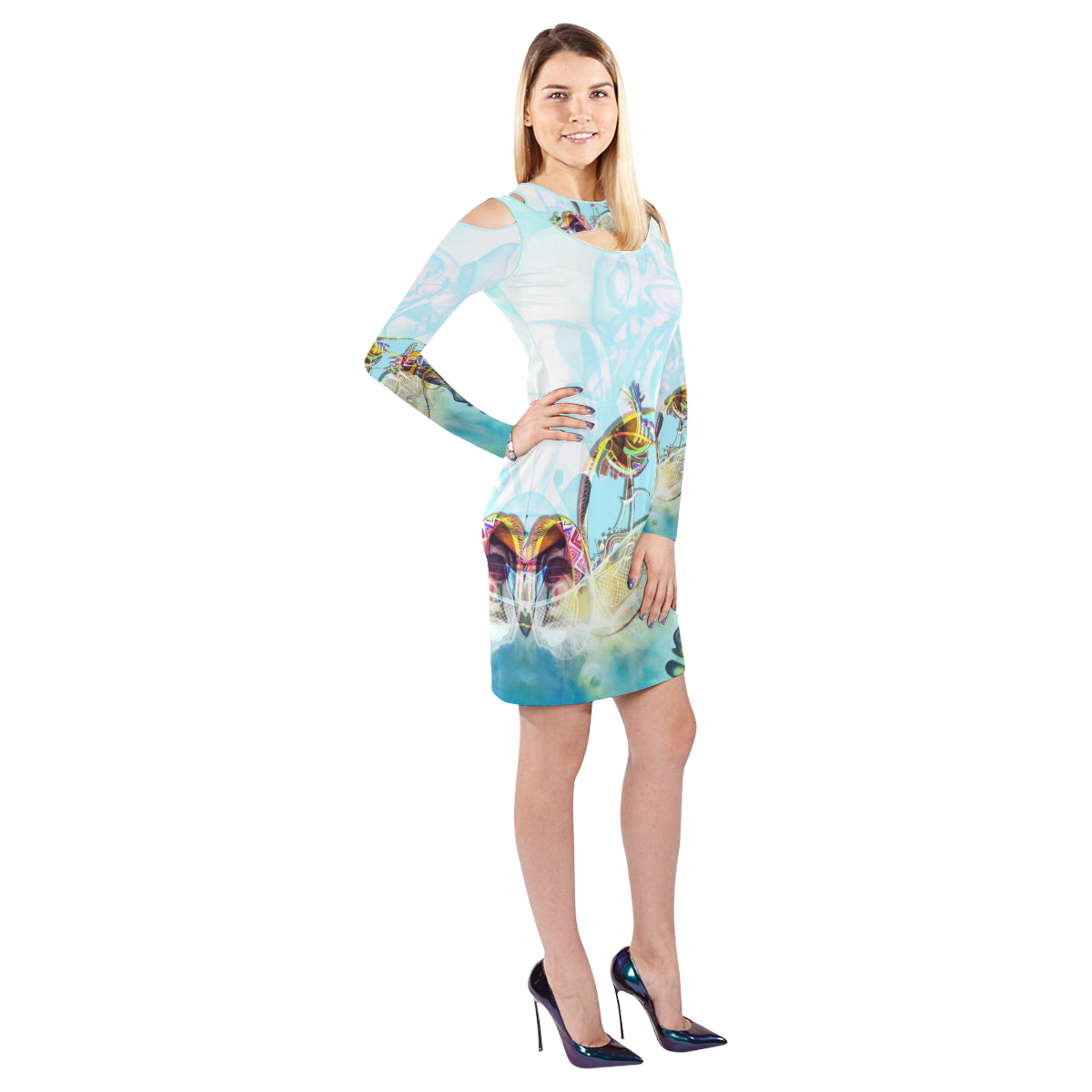 Robe à épaules dénudées « Doublé »