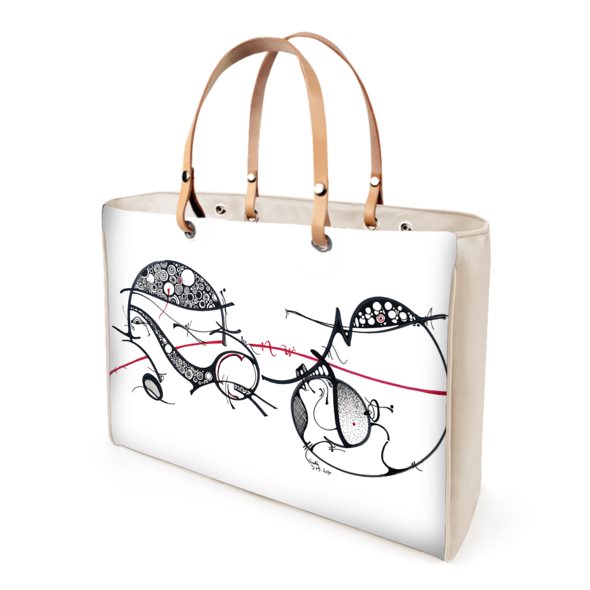 Sac à main « La Ligne Rouge » — vue 8