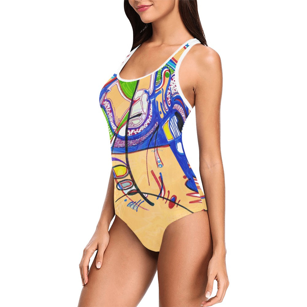 Maillot de bain une pièce « Larékòlt »