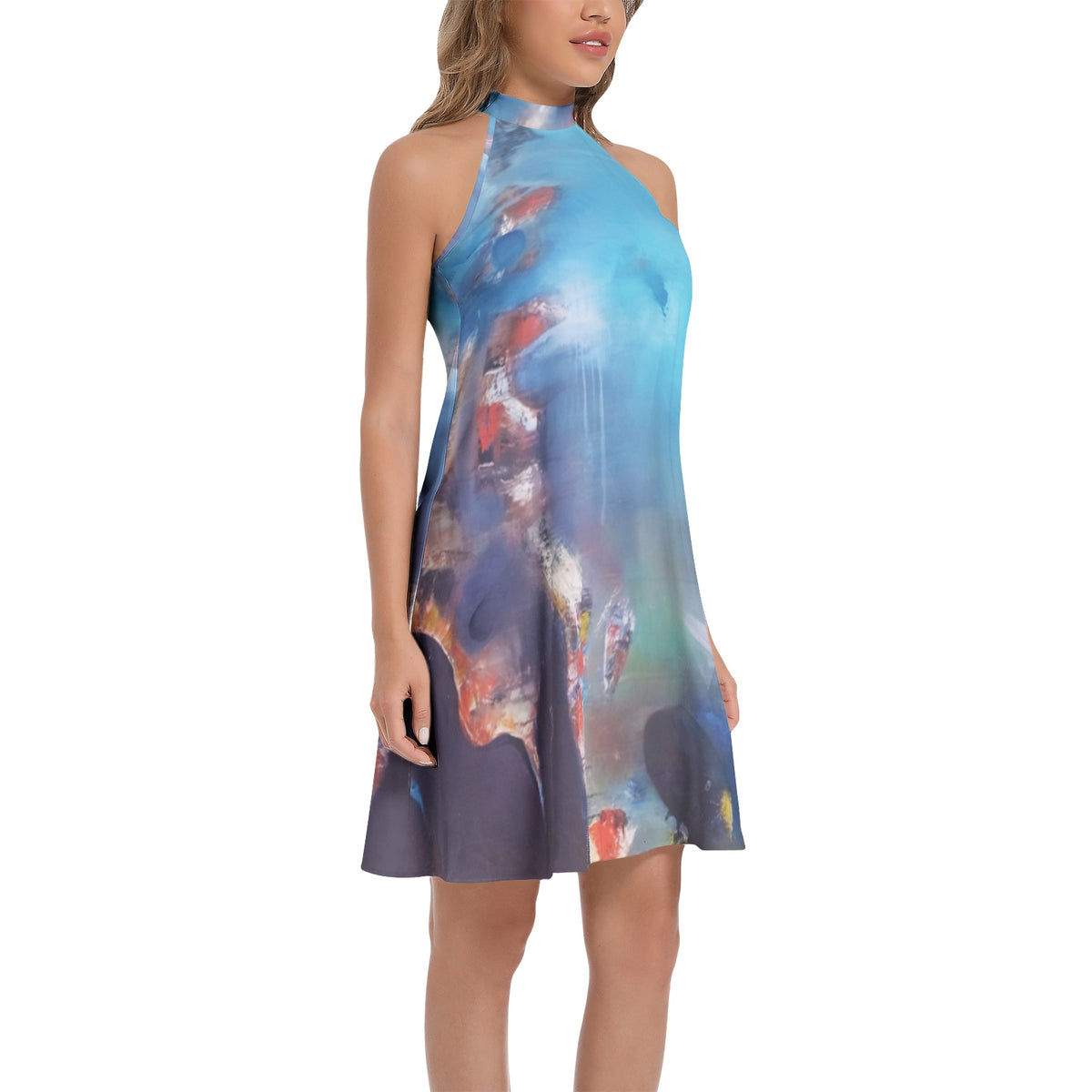 Fearless (Papè) — Robe évasée tour de cou RéZonans