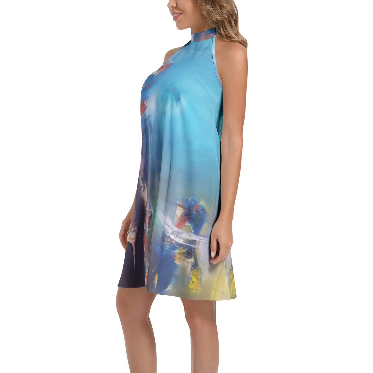 Fearless (Papè) — Robe évasée tour de cou RéZonans