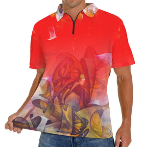 Polo zippé « Dou wouj »