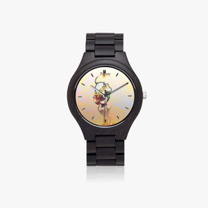 Montre en bois d’olivier "Sonjé"