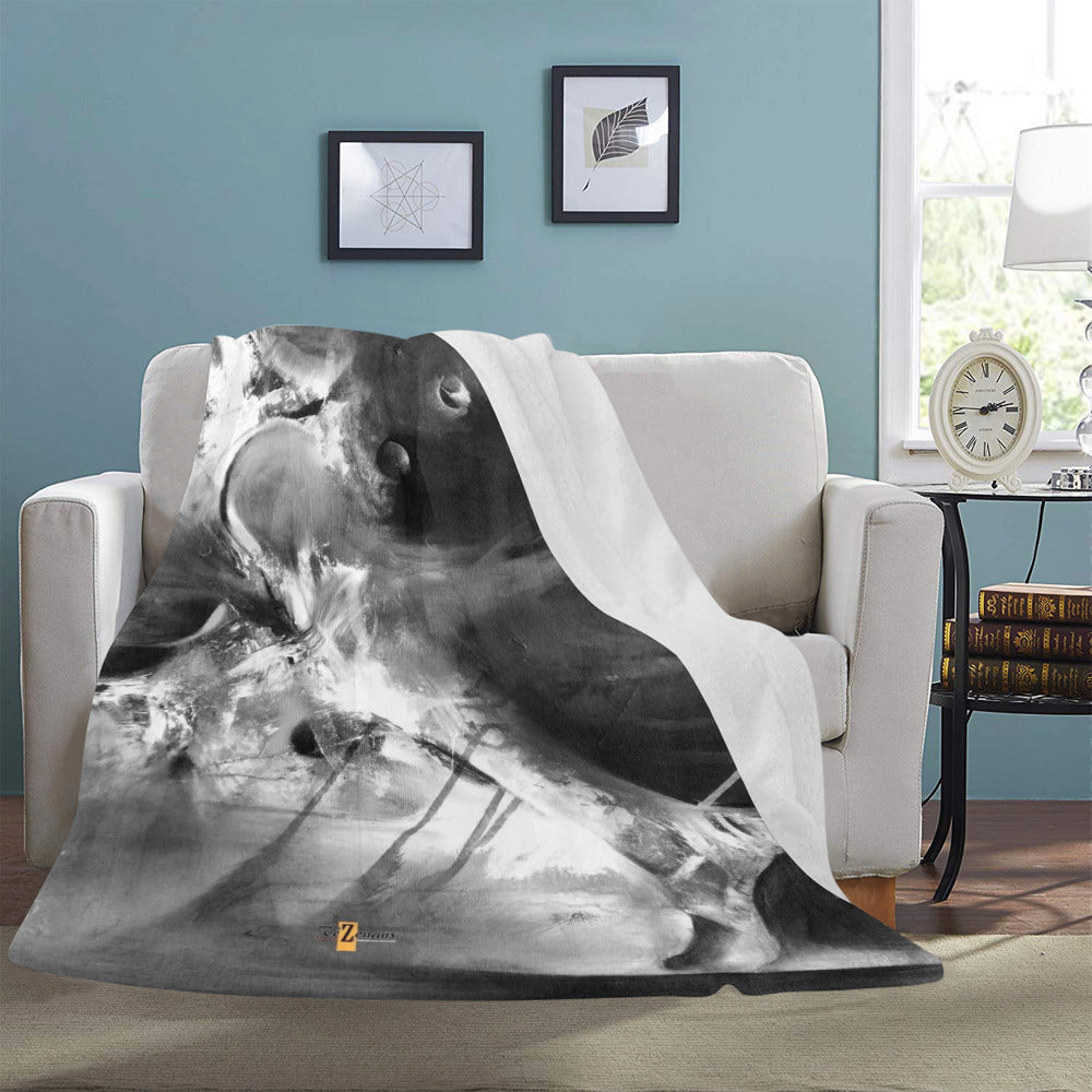Couverture polaire 152 × 203 cm « Douvandèyè »