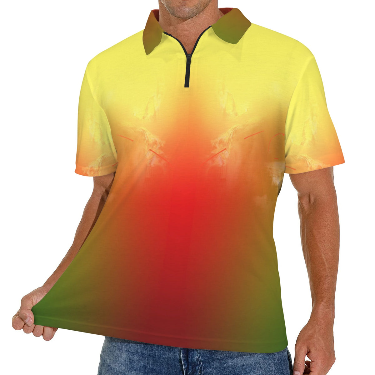 Polo zippé « Péyila »