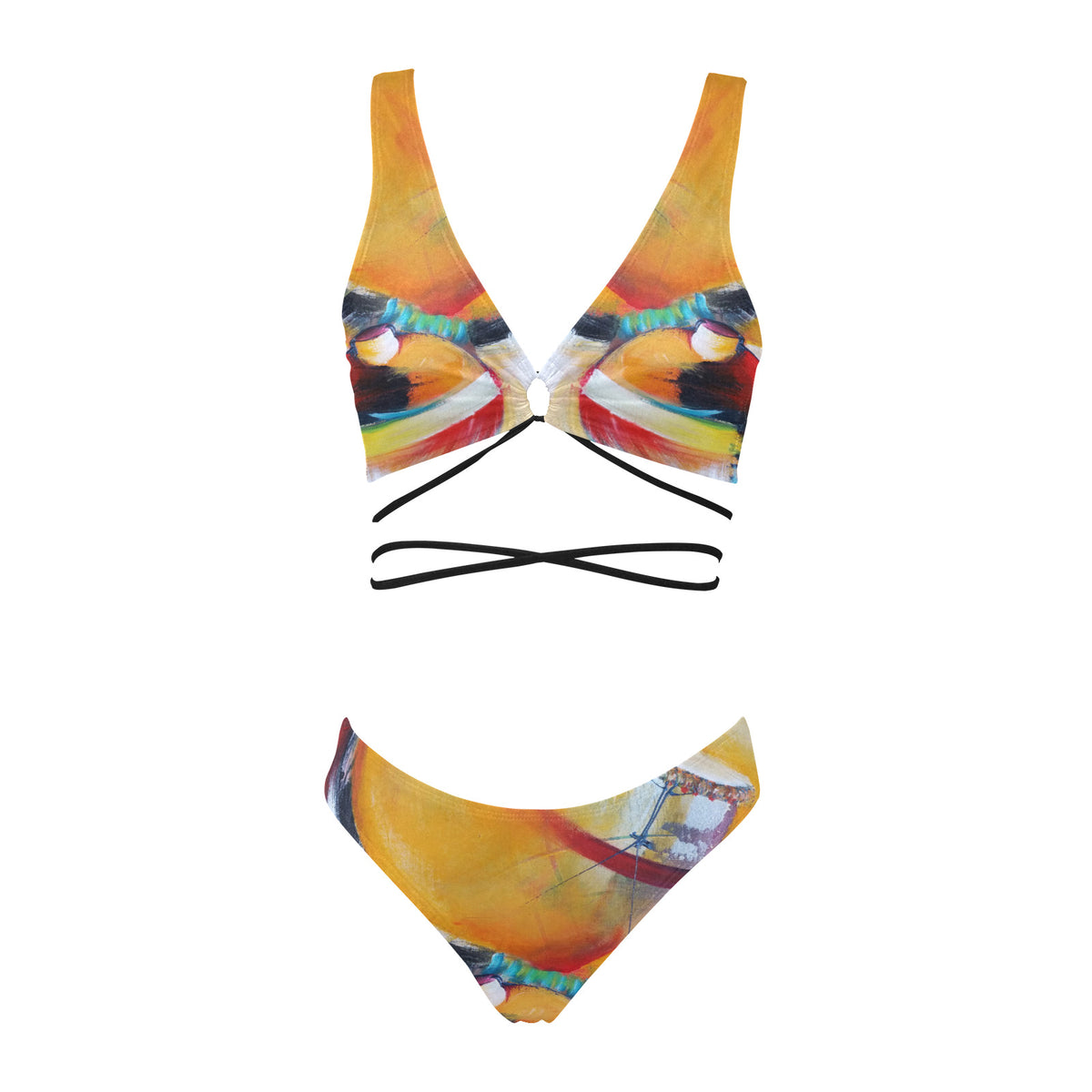 Bikini à liens croisés « Tanbou »
