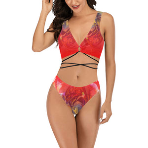 Bikini à liens croisés « Douwouj »