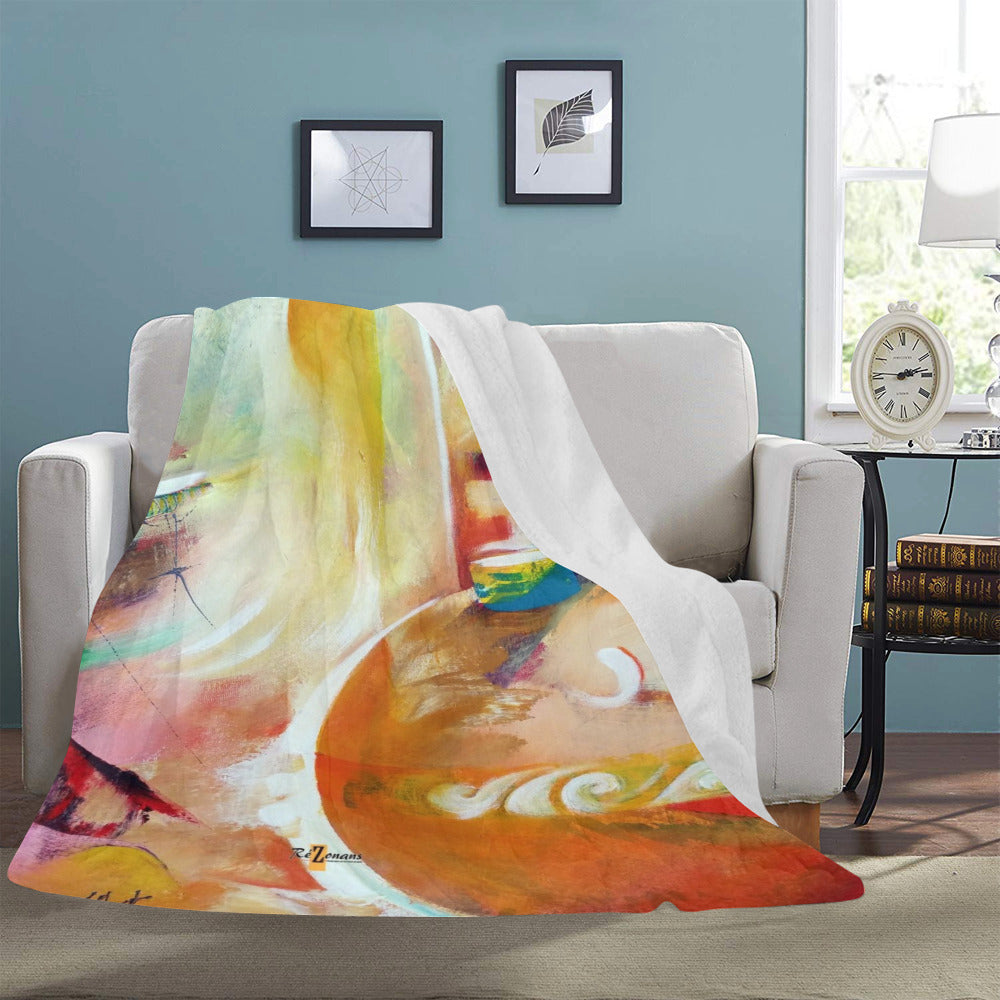 Couverture polaire 152 × 203 cm « Solèyla »
