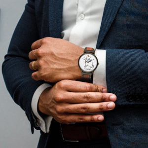 Montre à quartz bambou « Linéas »