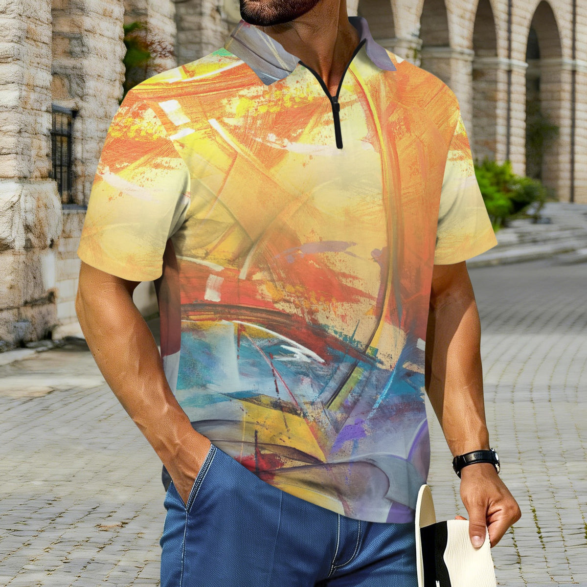 Polo zippé « Laboukanblé »