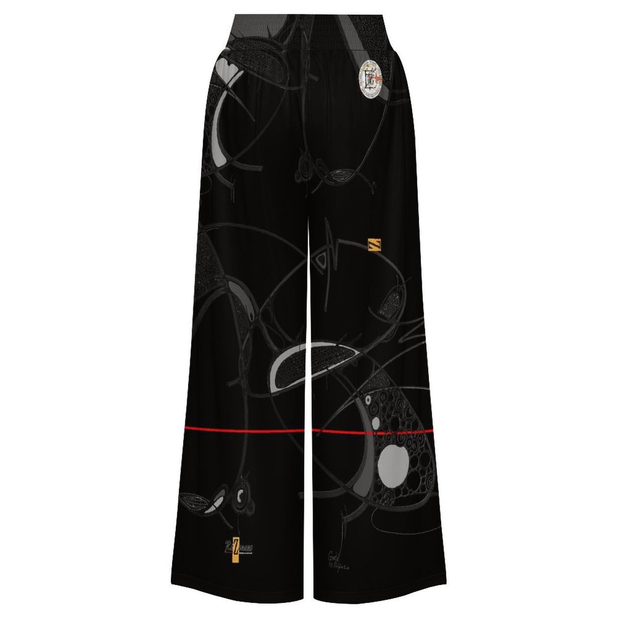 Pantalon large taille haute femme « Wak'n »