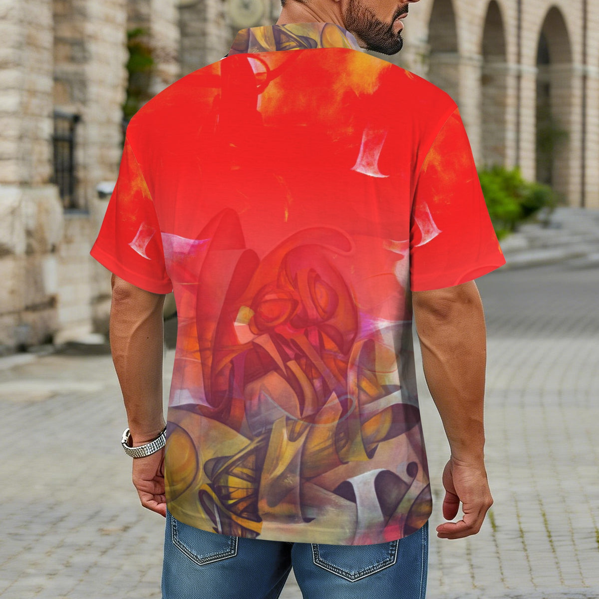 Polo zippé « Dou wouj »
