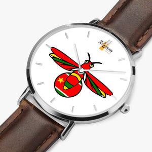 Montre quartz ultra plate "Klendenden" (Argent - avec indicateurs)