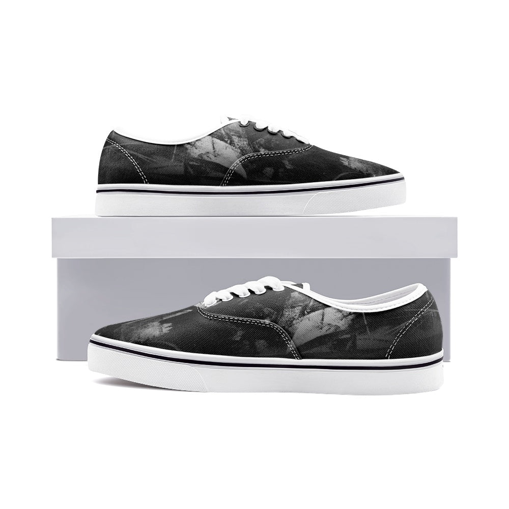 Baskets basses mocassins unisexes « Wak'n grey »