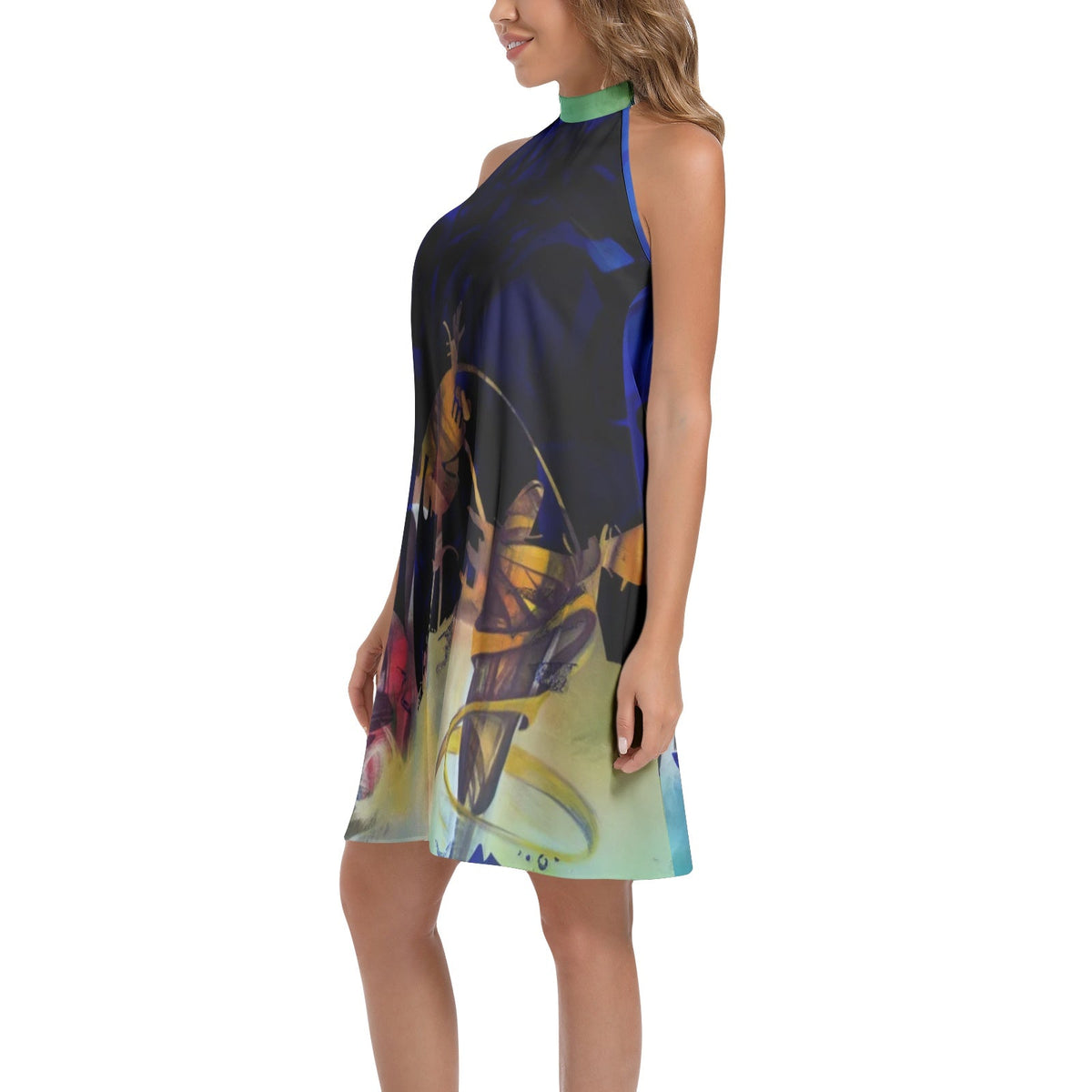 Robe chemise cravate « Dounuit »