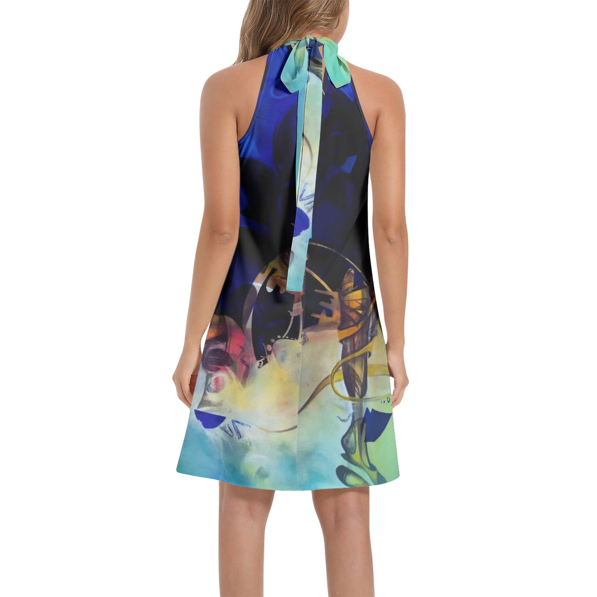 Robe chemise cravate « Dounuit »