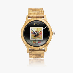 Montre bois naturel "Anniversaire"