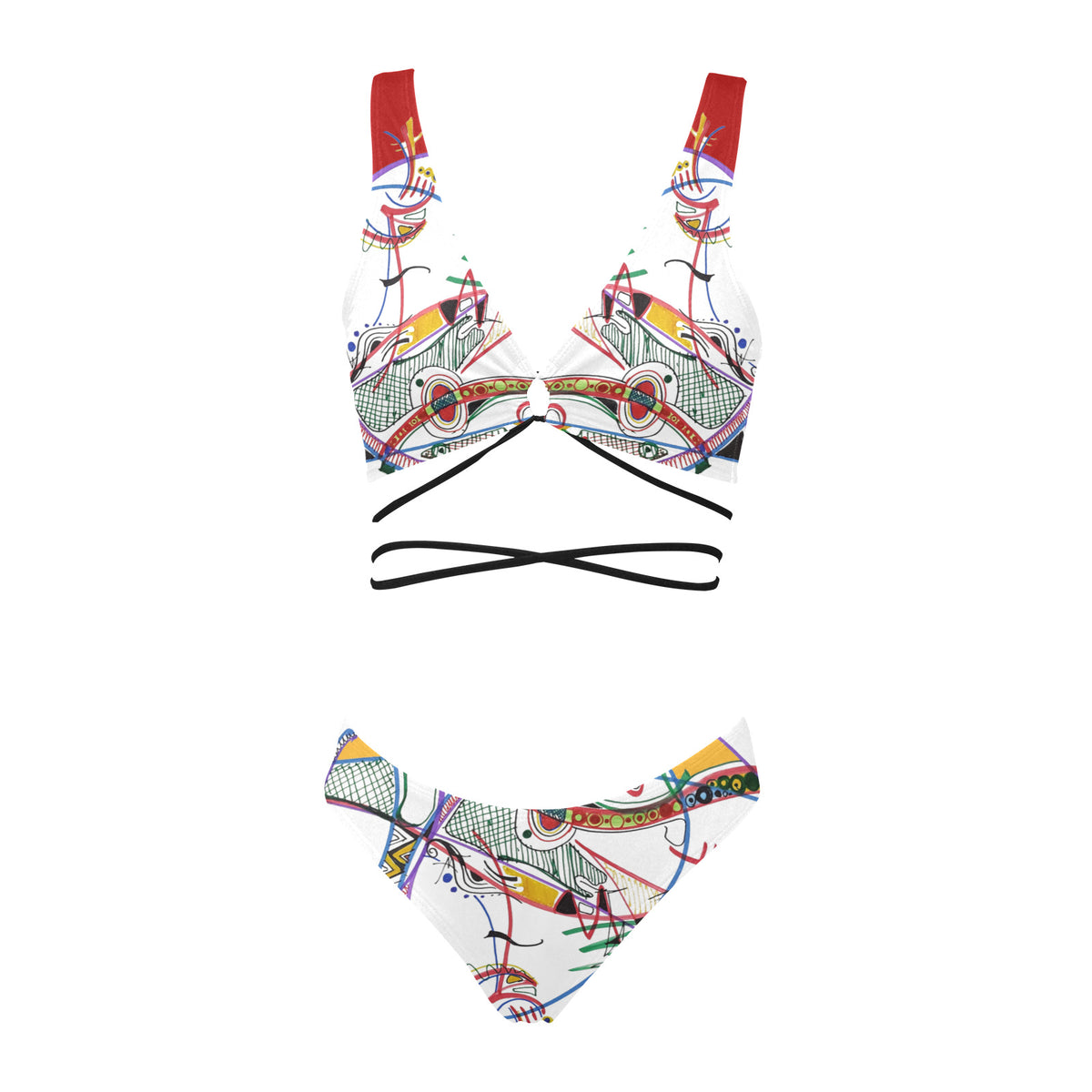 Bikini à liens croisés « Maya »