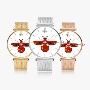 Montre quartz fashion ultra mince "Luciole" (avec indicateurs)