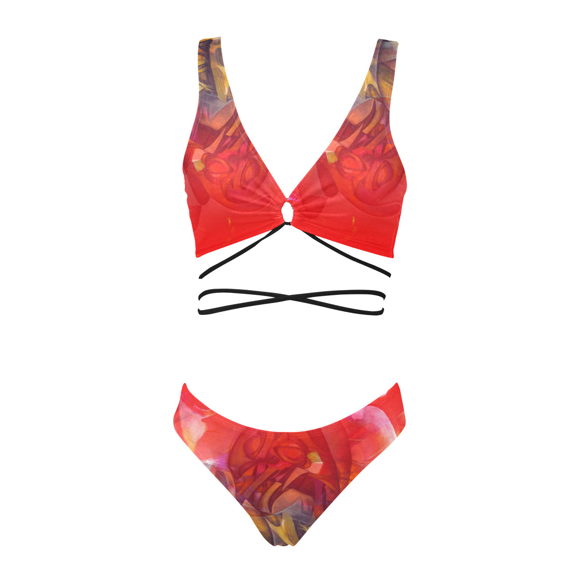 Bikini à liens croisés « Douwouj »
