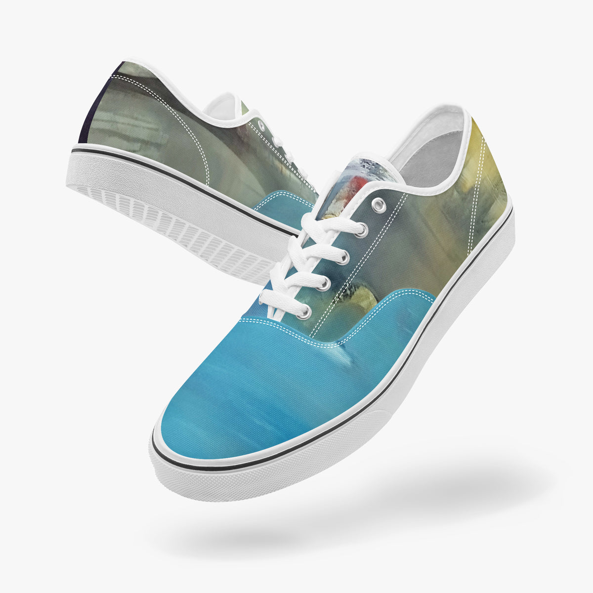 Fearless (Papè) — Sneakers skate à languette illustrée RéZonans — Vue 5